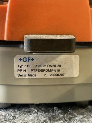 New | in-Stock George Fisher D25 DN20-20 Valves/Fittings California US | Davliegogo LLC #1732662