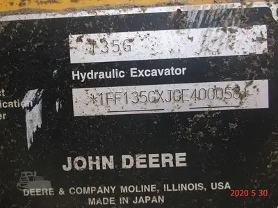 Used 2012 DEERE 135G Excavators New York US | Beck Equipment #1509278