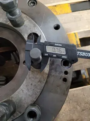 3 JAW CHUCK, LATHE, 15.75IN DIAMETER, 5-1/4IN THROUGH HOLE