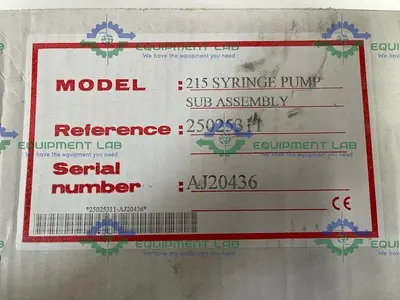 215 Syringe Pump Sub Assembly
