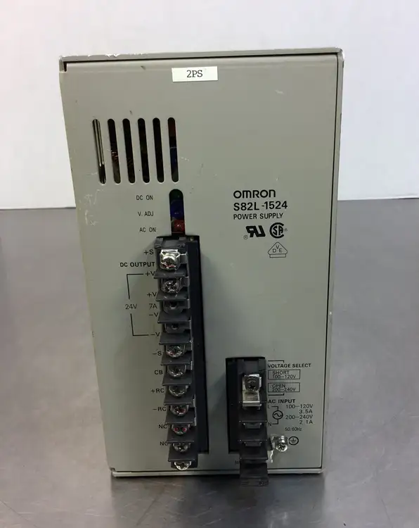 Used Omron Power Supply Omron S82L-1524 S82L1524 PLC Processors South Carolina US | Palmetto Automation #1185895
