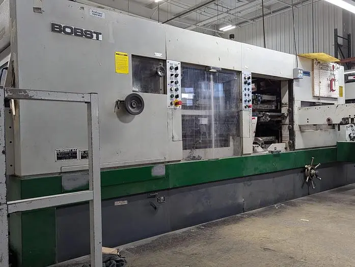 Used 1993 BOBST SP 103-ER DIE CUTTER WITH BLANKING Die Cutters Illinois US | Capital Equipment Solutions #468469