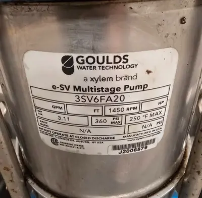 USED Goulds 6456456546546546