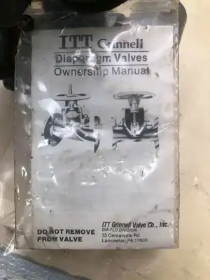 ITT Grinnell Valve Co. DIA-FLO 3/4″ PVC Diaphragm Valve