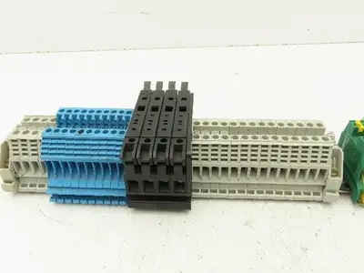 Allen Bradley Sprecher+Schuh Terminal Block Fuse DIN Rail Lot of 120