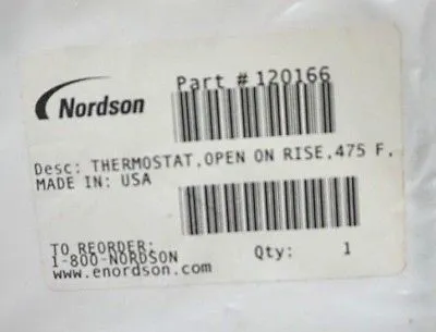NEW NORDSON 120166 THERMOSTAT