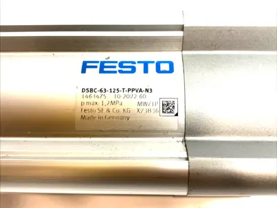 New | in-Stock Festo Pneumatic Cylinder 63mm Bore 125mm Stroke 1463475 Pneumatic Cylinders Michigan US | Maverick Industrial Sales #1392637
