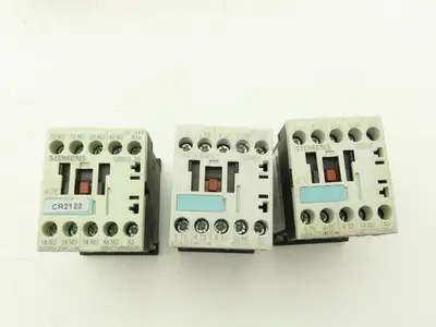 Siemens Motor Starter Contactor 24V Coil 600V Mixed Lot of 8