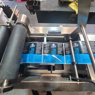 Round Label Machine Semi Auto Table Top (Open Box)