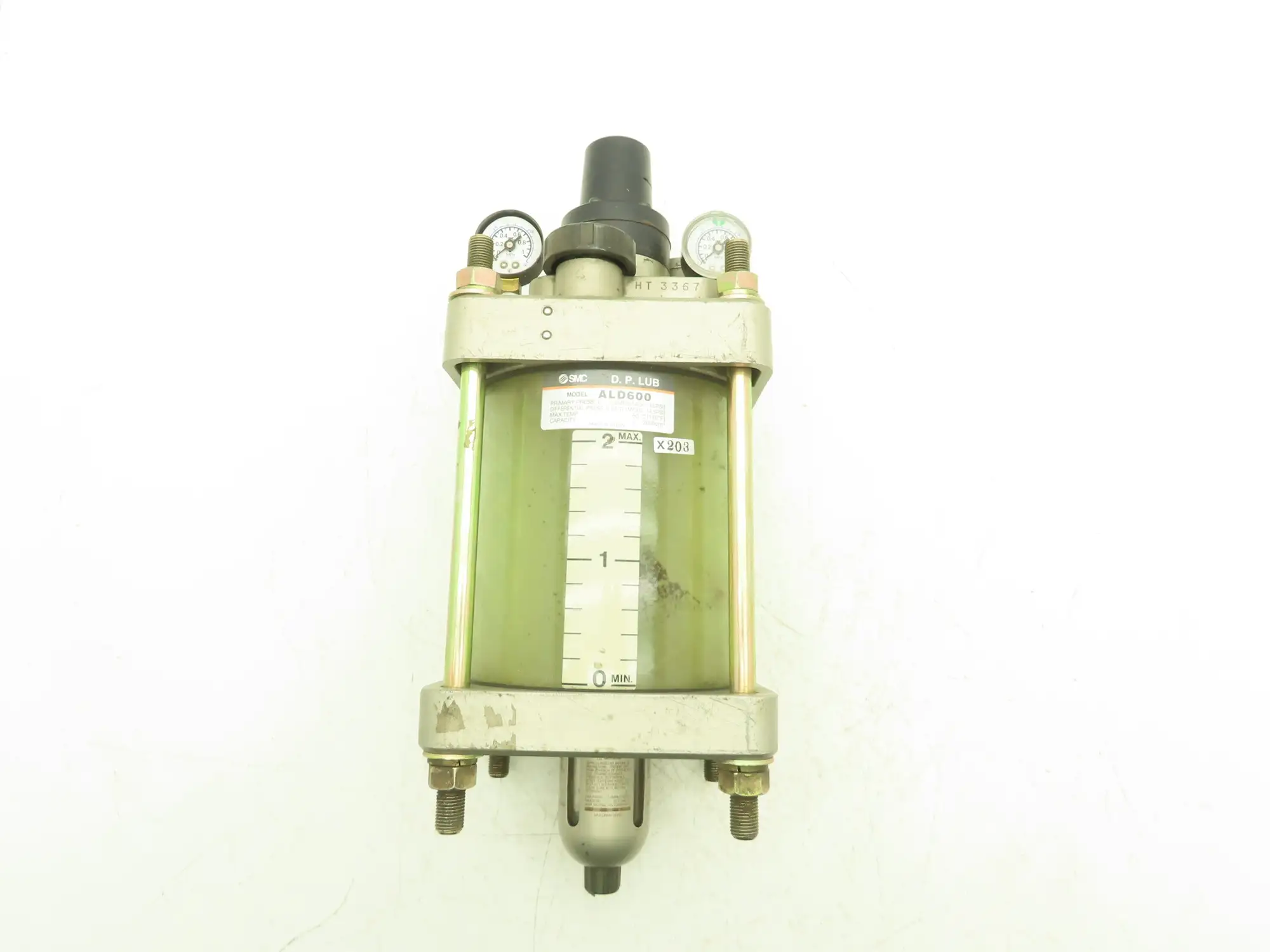 SMC ALD600 DP Lube Pneumatic Air Lubricator 145psi 1"NPT Polycarbonate Bowl