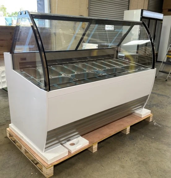 171-0151 13 Pan Self Contained Full Service Gelato Display Cooler