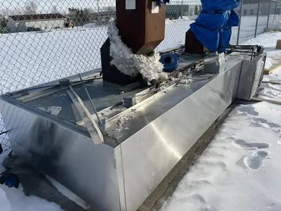 Belshaw 6-wide Donut Fryer w/ Exhaust Hood