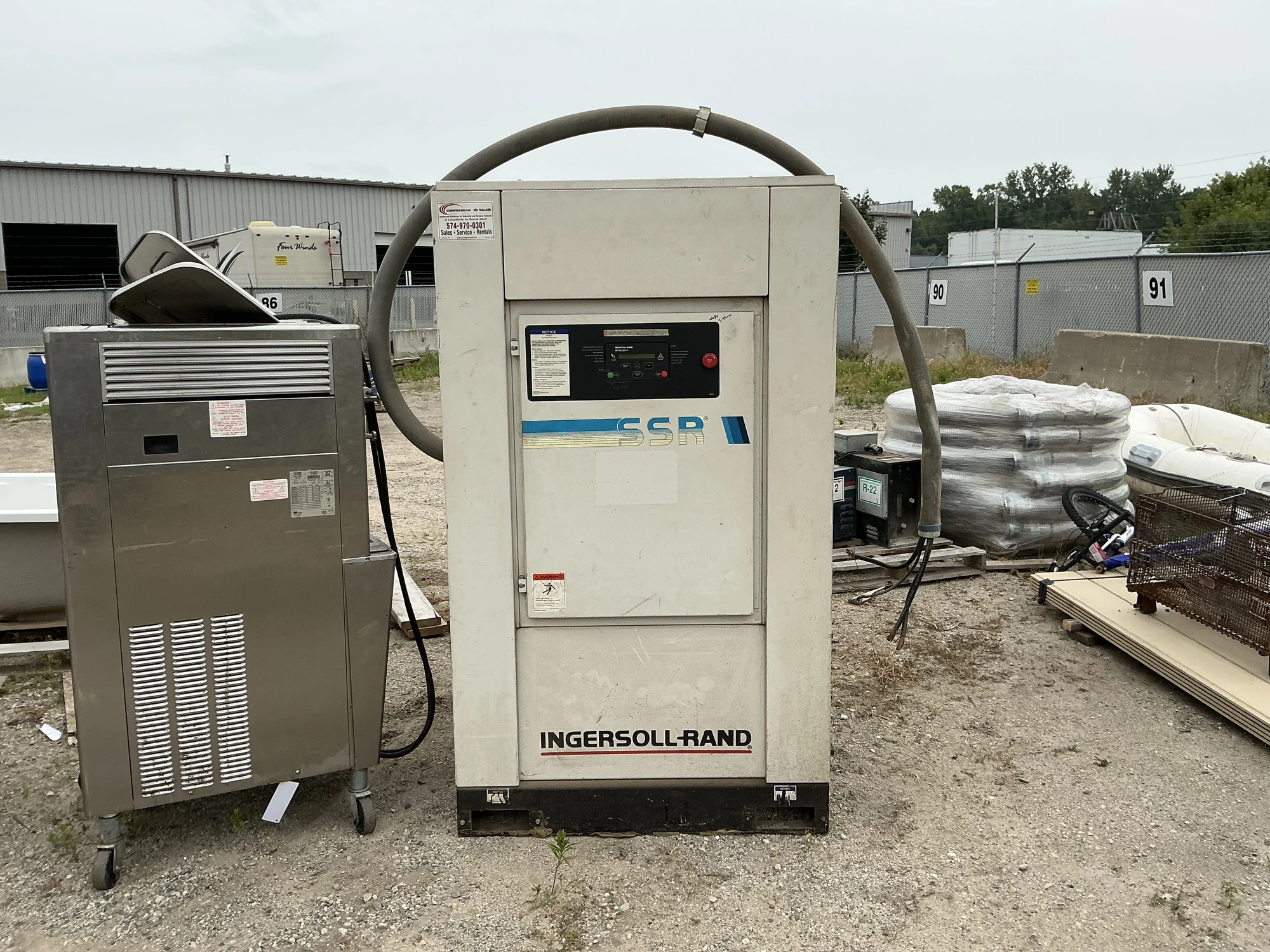 Used INGERSOLLRAND SSR-EP5OSE Rotary Screw & Sliding Vane Air Compressors Michigan US | Miedema Asset Management Group #1341939
