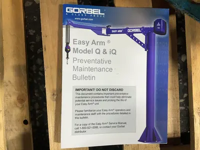Used GORBEL GFORCE Q Material Handling (misc) Ohio US | HGR 24 #1418598