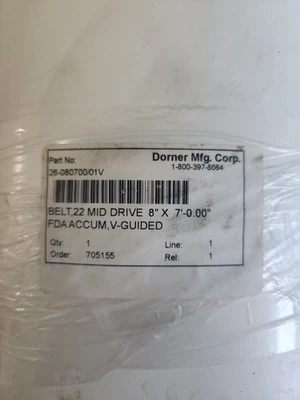 NEW Dorner Mfg Corp 26-080700/01V