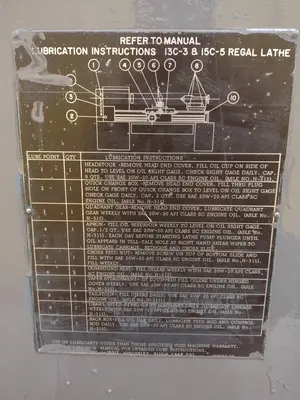 15" X 30" LEBLOND MODEL #8C REGAL ENGINE LATHE WITH TAPER: YOBRO #24816