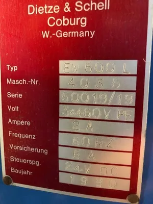 1989 DSC EW500L Winders, Trim Winders | Mark One Machinery (9)