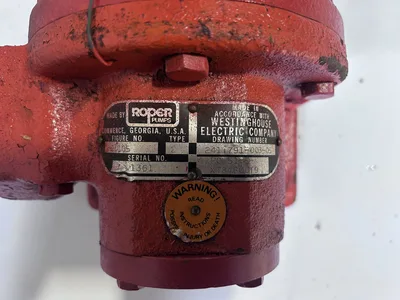 Roper Pumps Fig. # 20105 Type 2 Progressive Cavity Gear Pump