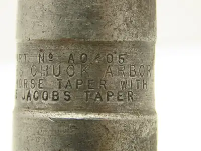Jacobs 20N Drill Chuck Heavy Duty Ball Bearing 3/8-1" Cap No 4 Morse Shank