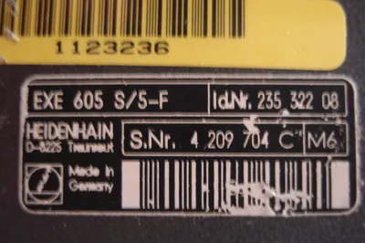 USED HEIDENHAIN EXE-605-S/5-F AMPLIFIER BOX 235 322 08 EXE605S5F