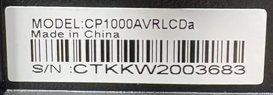 CYBERPOWER CP1000AVRLCDa Electrical/PLC/Automation | ESS Industrial Equipment Sales (8)