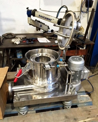 (2) Comteifa DT-2-BD perforate basket centrifuges, 316L SS.