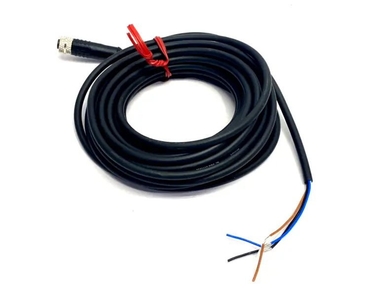 New | in-Stock KEYENCE SINGLE ENDED FEMALE CORDSET M8 4-PIN 5M Cable & Wire | Maverick Industrial Sales #1106346