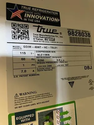 USED TRUE GMID-49NT-HC-TSL01