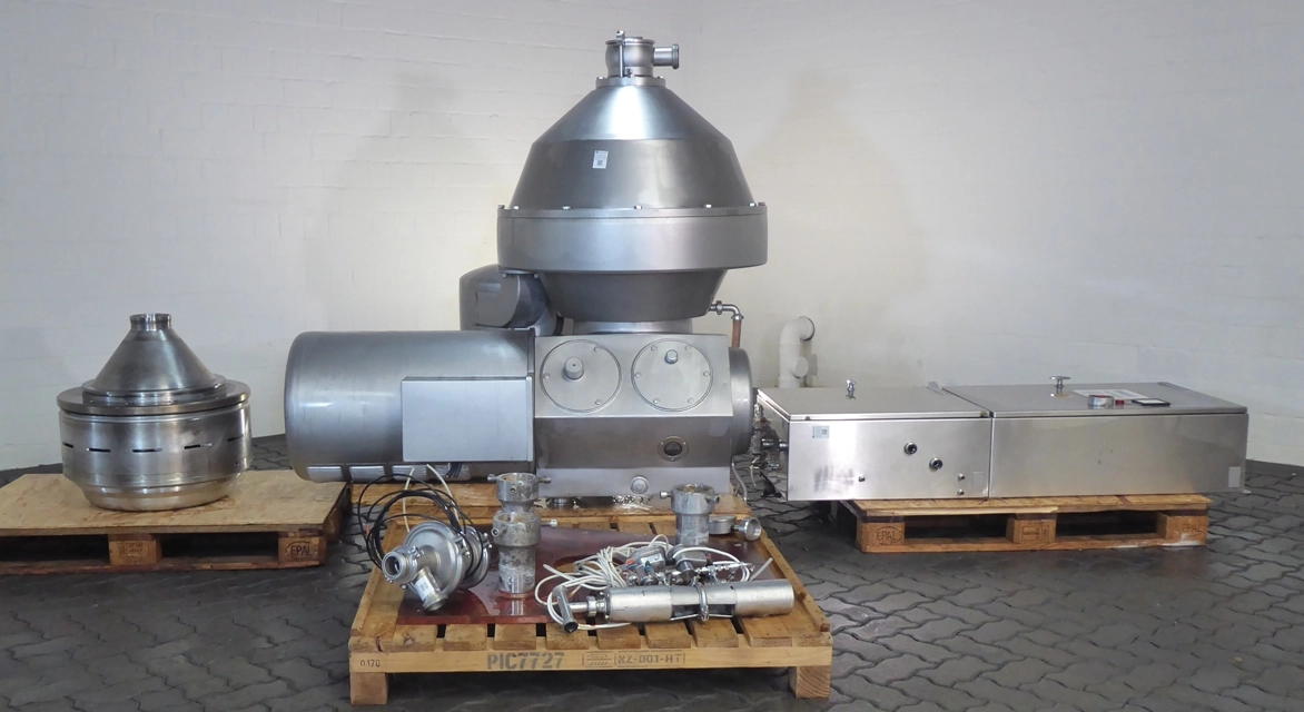 Alfa-Laval BBRPX 714 HGV-34C bacteria separator, 316SS.