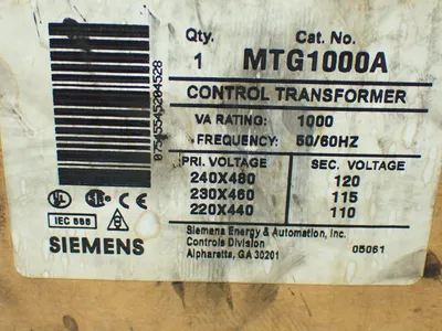 NEW SIEMENS MTG1000A