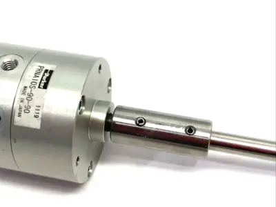 USED PARKER COMPACT PNEUMATIC ROTARY VANE ACTUATOR, SINGLE VANE, FIXED
