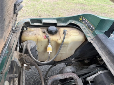 (1) 2015 E-Z-Go golf cart with a Kawasaki gas engine, does not include Club canopy, fold-down windsh...