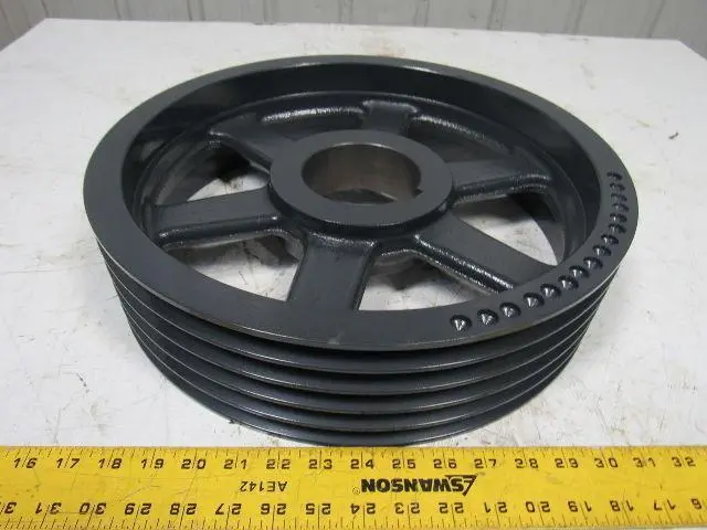 Browning 5B160R 5 Groove 16" Sheave Pulley Cast Iron Size A or B Grooves