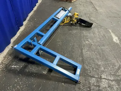 Gorbel 1000 Lbs  Workstation Bridge Crane W/ Hoist