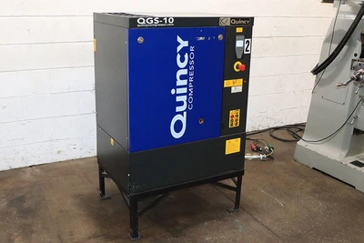 Used 2018 Quincy QCS-10, 10 HP, Rotary Screw Rotary Screw & Sliding Vane Air Compressors New Jersey US | Machinery Values #1460697