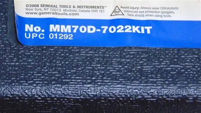 General MM70D-7022KIT All-In-One Deluxe Moisture Meter Kit Used