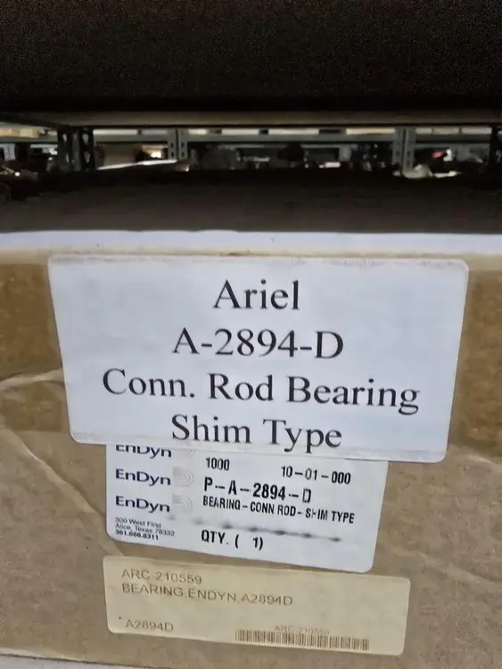 Used ARIEL B-0293-AK Compressor Parts & Components | Compression Source #410173