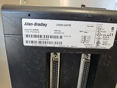 Used Allen Bradley 1756-A7/B ControlLogix 7-Slot Chassis w/1756-PSCA2/A Adapter Unit PLC Chassis South Carolina US | Palmetto Automation #1541602