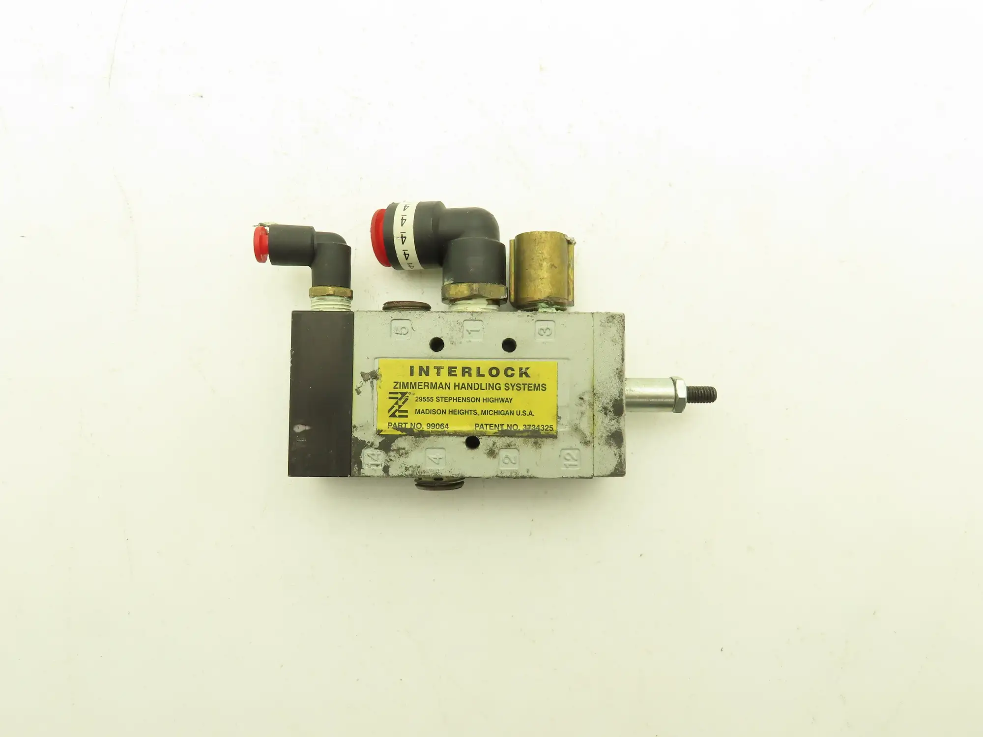 IR Ingersoll Rand Numatics 99064 Pneumatic Air Interlock Valve 1/4" NPT
