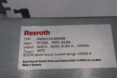 Rexroth HMS01.1N-W0036 Indradrive Drive USED UNIT STOCK 4489