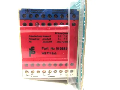 NEW PEPPERL+FUCHS WE77/EX2 ISOLATOR SWITCH 10688S WE77EX2