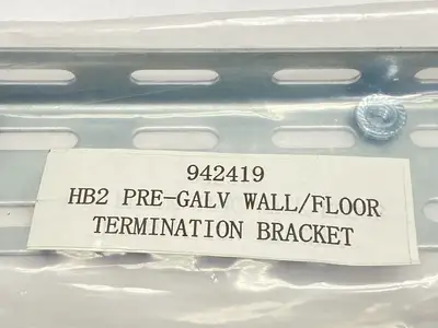 NEW LEGRAND PRE-GALV WALL/FLOOR TERMINATION BRACKET HB2KITPG LOT OF 2