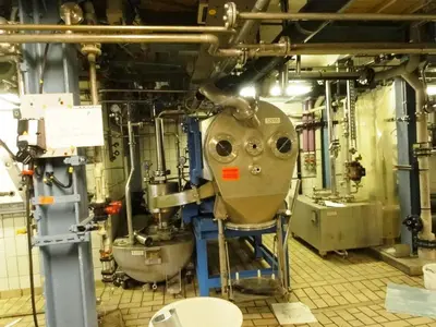 Heinkel HF 600 Inverting Filter centrifuge, 316L SS.