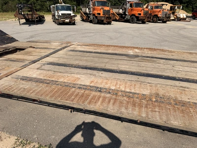 Used 2011 PITTS 50 TON DROP DECK TRI-AXLE Lowboy Trailers Michigan US | Miedema Asset Management Group #1338402