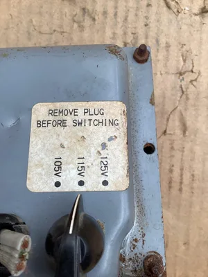 Stancor P-6160 Isolation Transformer 105/115/125V 3-Way Switch