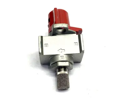 VHS20-N02-Z | SMC  Manual 3-Port Pneumatic Lockout Hand Valve w/ Silencer - Used