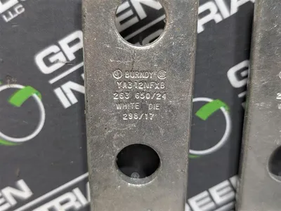 Lot of 5 Burndy YA312NFXB 2 Hole Long Barrel Compression Terminals 35kV Max. New