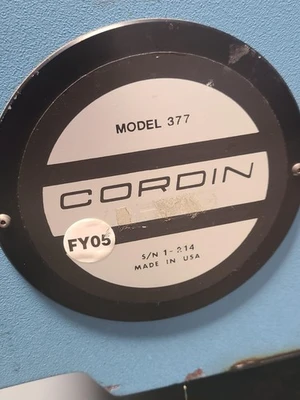CORDIN 377 OPTICAL UNIT