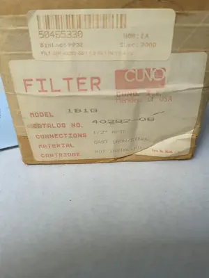 New | in-Stock CUNO 1B1G Filters Ohio US | Surplus Asset Holdings #1240951