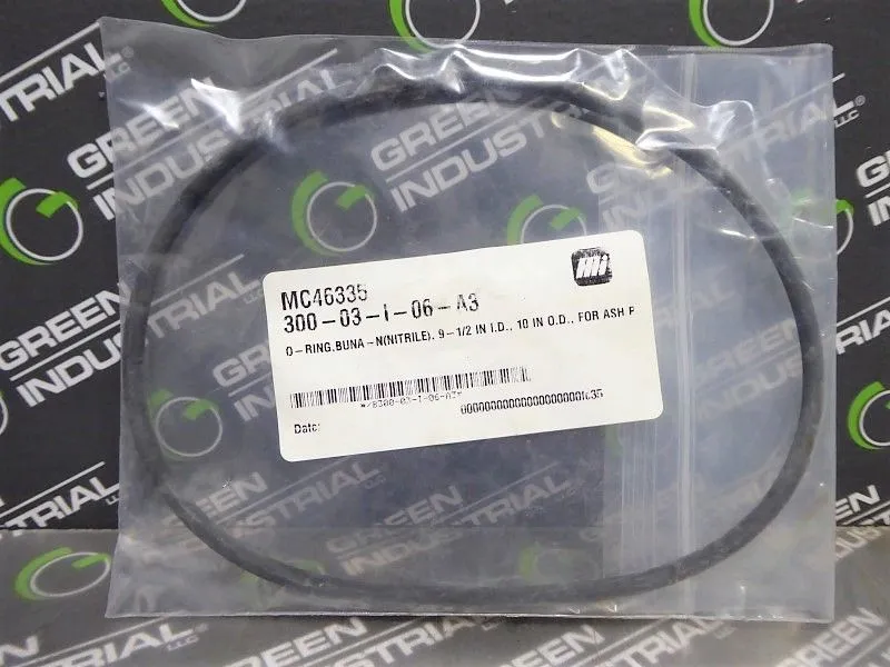 Unbranded Nitrile Rubber O-Ring for Weir Intl. Ash Pump 9-1/2" ID 10" OD New